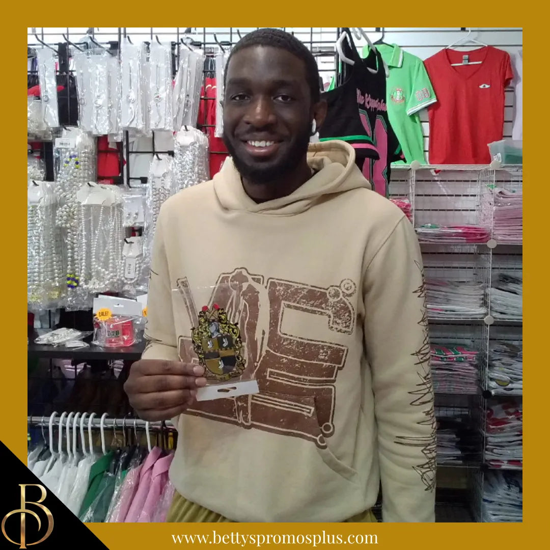 Alpha Phi Alpha ΑΦΑ Shield Iron-on Embroidered Patch-Alpha Phi Alpha Paraphernalia-Alpha Phi Alpha Patch-Betty's Promos Plus