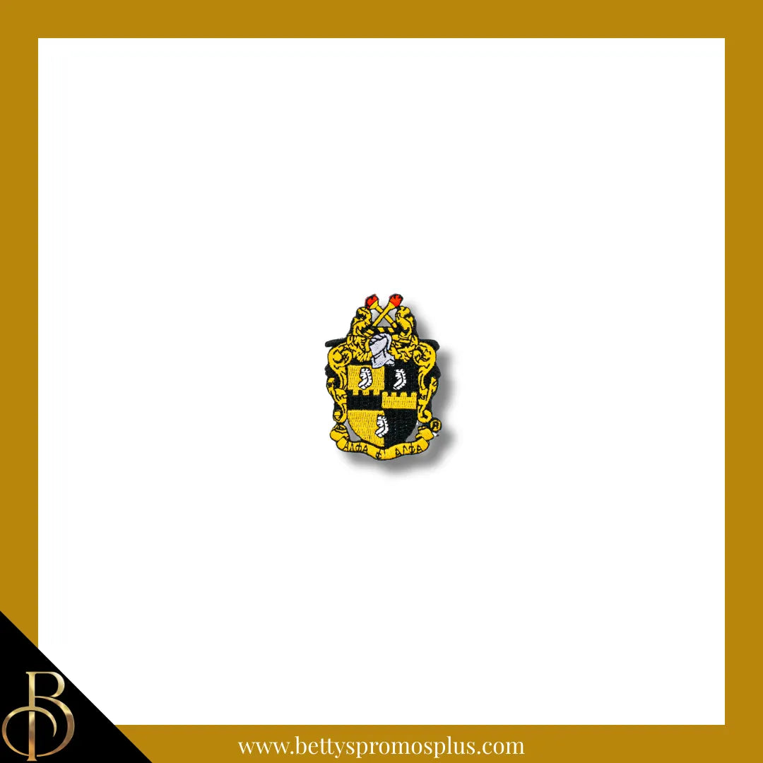 Alpha Phi Alpha ΑΦΑ Shield Iron-on Embroidered Patch-Small - 3