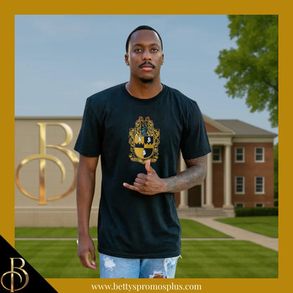 Alpha Phi Alpha ΑΦΑ Shield Performance Moisture Wicking Screen Printed Workout T-Shirt-Alpha Phi Alpha Paraphernalia-Alpha Phi Alpha T-Shirts-Betty's Promos Plus