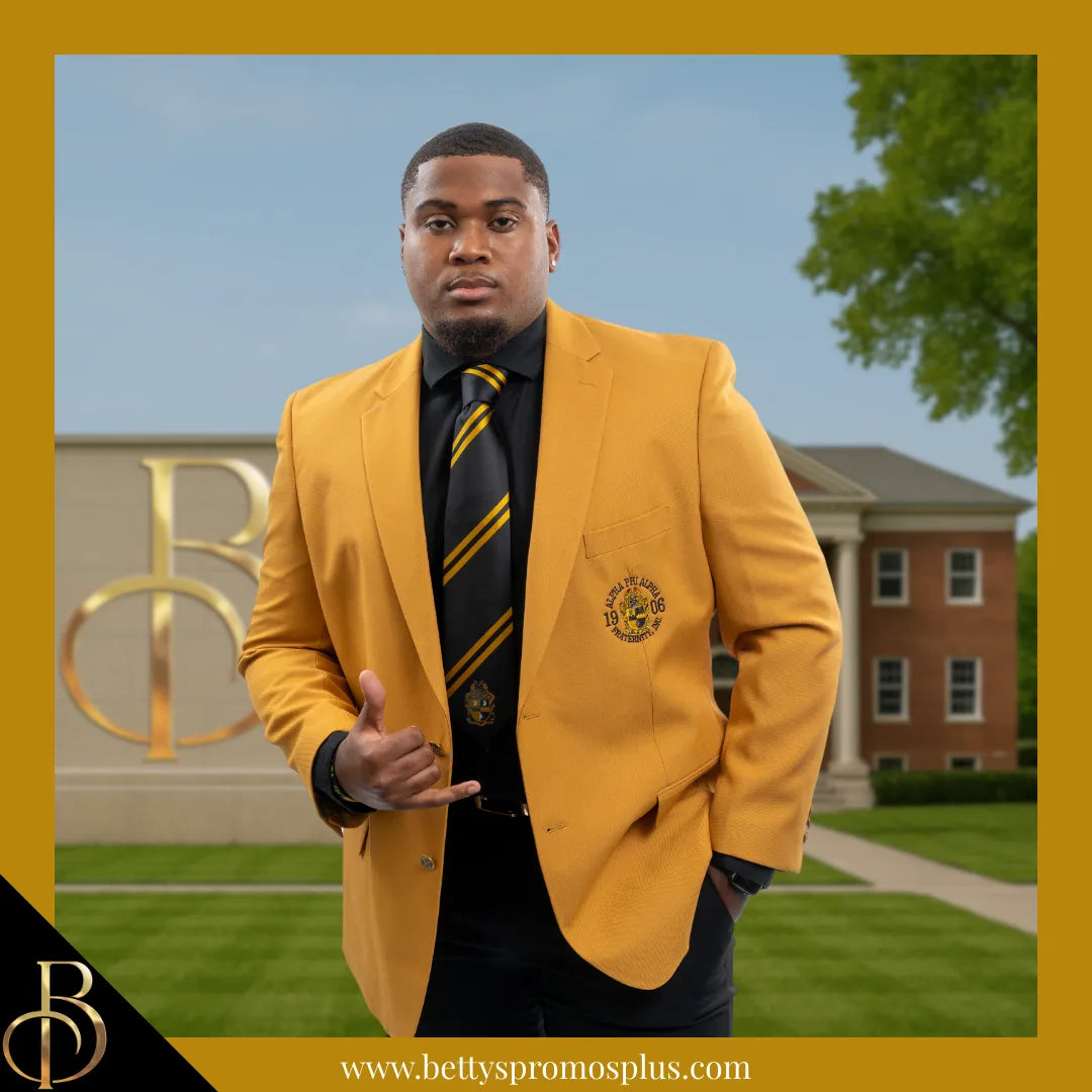 Alpha Phi Alpha ΑΦΑ Tie and Pocket Square Combo-Alpha Phi Alpha Paraphernalia-Alpha Phi Alpha Tie Set-Betty's Promos Plus