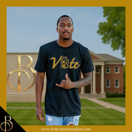 Alpha Phi Alpha ΑΦΑ VOTE Screen Printed T-Shirt-Alpha Phi Alpha Paraphernalia-Alpha Phi Alpha T-Shirts-Betty's Promos Plus