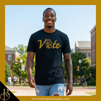 Alpha Phi Alpha ΑΦΑ VOTE Screen Printed T-Shirt-Alpha Phi Alpha Paraphernalia-Alpha Phi Alpha T-Shirts-Betty's Promos Plus
