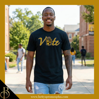 Alpha Phi Alpha ΑΦΑ VOTE Screen Printed T-Shirt-Alpha Phi Alpha Paraphernalia-Alpha Phi Alpha T-Shirts-Betty's Promos Plus