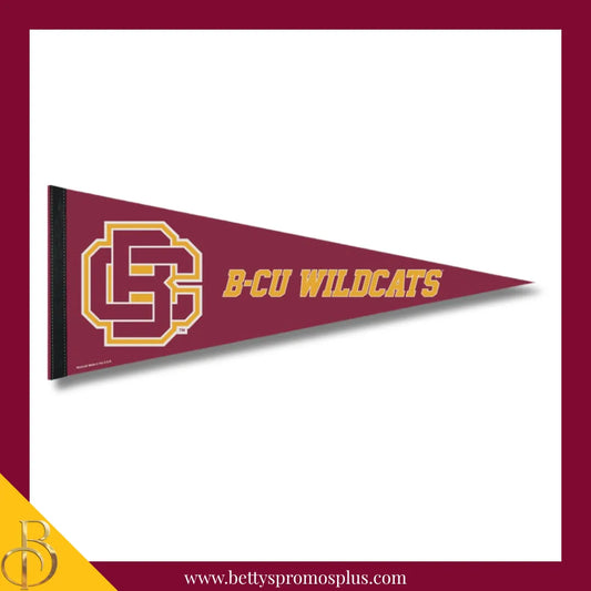 Bethune-Cookman B-CU Wildcats 12x30" Soft Felt Pennant-BCU Paraphernalia-BCU Pennant-Betty's Promos Plus