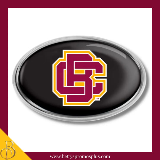 Bethune-Cookman B-CU Wildcats Chrome Metal Domed Auto Emblem-BCU Paraphernalia-BCU Auto Decal-Betty's Promos Plus