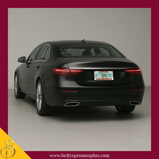 Bethune-Cookman University Alumni Chrome Laser Engraved Mirrored Acrylic Auto Tag License Plate Frame-BCU Paraphernalia-BCU Auto Tag Frame-Betty's Promos Plus