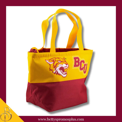 Bethune-Cookman University B-CU 2-Tone Insulated Lunch Bag with Handle-BCU Paraphernalia-BCU Lunch Bags-Betty's Promos Plus