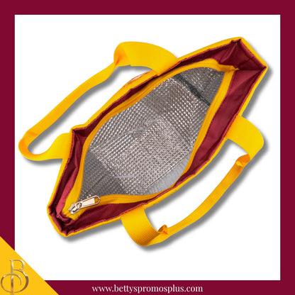 Bethune-Cookman University B-CU 2-Tone Insulated Lunch Bag with Handle-BCU Paraphernalia-BCU Lunch Bags-Betty's Promos Plus