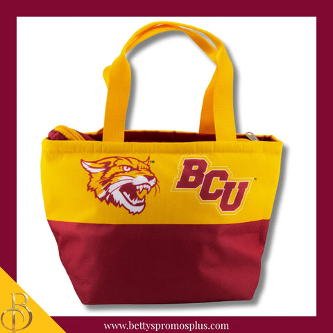 Bethune-Cookman University B-CU 2-Tone Insulated Lunch Bag with Handle-BCU Paraphernalia-BCU Lunch Bags-Betty's Promos Plus