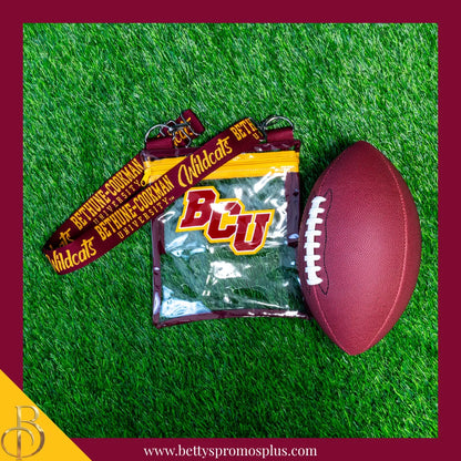 Bethune-Cookman University B-CU Cross Body Clear Stadium Bag-BCU Paraphernalia-BCU Stadium Bag-Betty's Promos Plus
