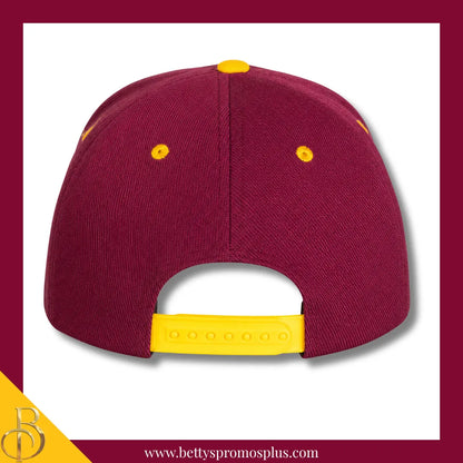 Bethune Cookman University B-CU Wildcats 2-Tone Snapback Cap-BCU Paraphernalia-BCU Hats-Betty's Promos Plus