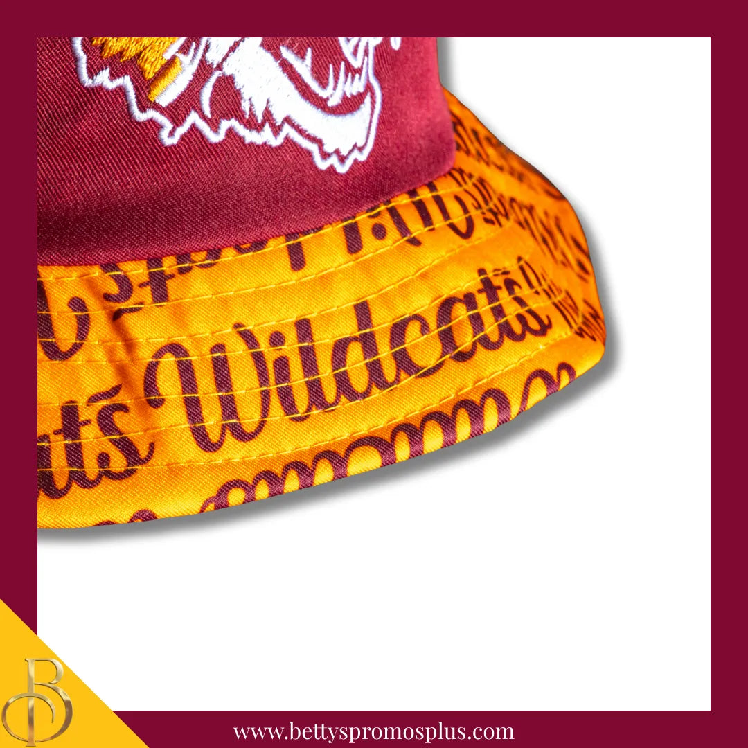Bethune Cookman University B-CU Wildcats Bucket Hat-BCU Paraphernalia-BCU Hats-Betty's Promos Plus