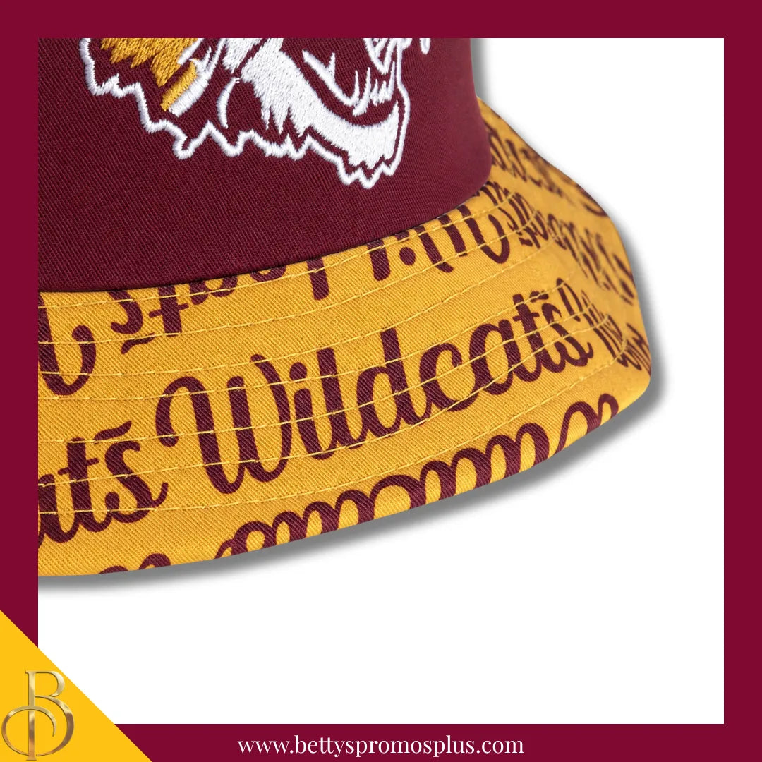 Bethune Cookman University B-CU Wildcats Bucket Hat-BCU Paraphernalia-BCU Hats-Betty's Promos Plus