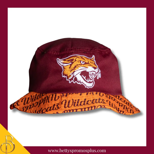 Bethune Cookman University B-CU Wildcats Bucket Hat-Maroon-BCU Paraphernalia-BCU Hats-Betty's Promos Plus