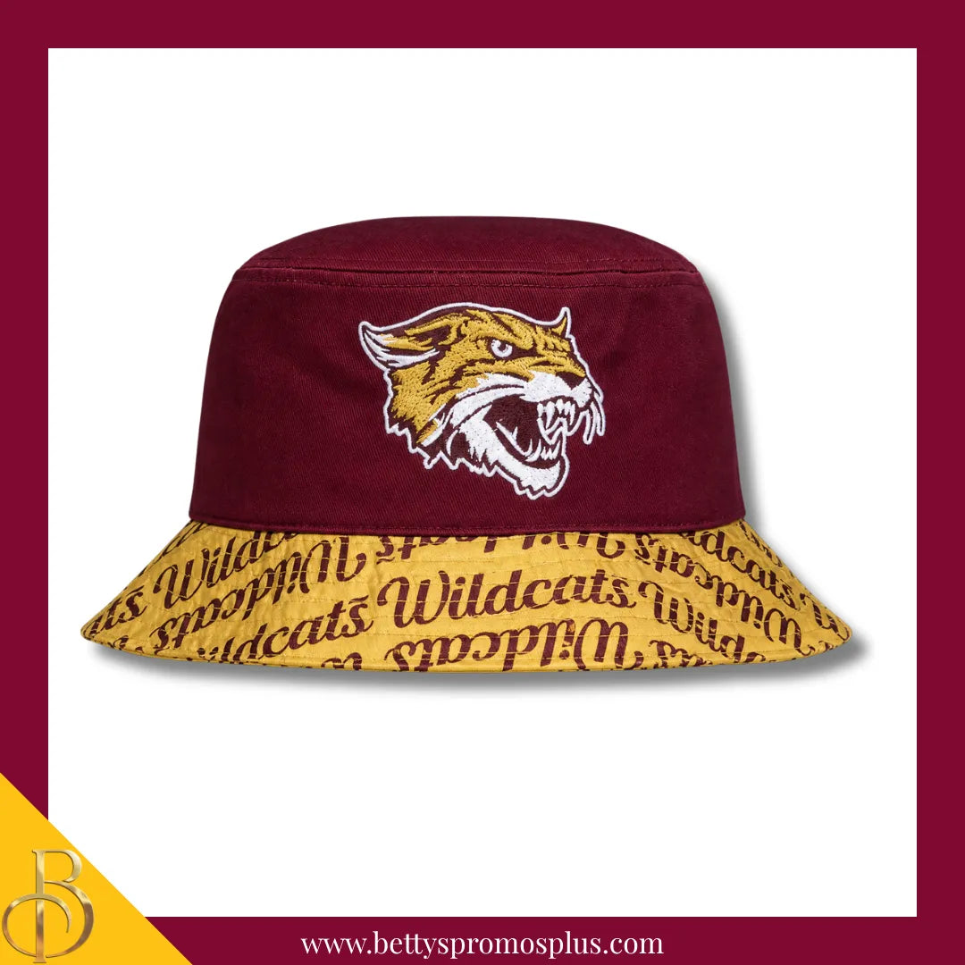 Bethune Cookman University B-CU Wildcats Bucket Hat-Maroon-BCU Paraphernalia-BCU Hats-Betty's Promos Plus