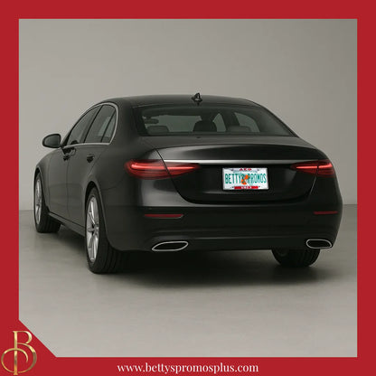 Delta Sigma Theta ΔΣΘ 1913 Chrome Laser Engraved Mirrored Acrylic Auto Tag License Plate Frame-Delta Sigma Theta Paraphernalia-Delta Sigma Theta Auto Tag Frame-Betty's Promos Plus