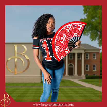 Delta Sigma Theta ΔΣΘ Clacking Accordion Handheld Fan-Delta Sigma Theta Paraphernalia-Delta Sigma Theta Fan-Betty's Promos Plus