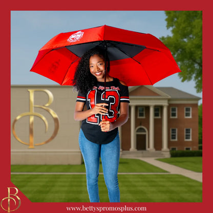 Delta Sigma Theta ΔΣΘ Cold Shoulder 13 Screen Printed T-Shirt-Delta Sigma Theta Paraphernalia-Delta Sigma Theta T-Shirts-Betty's Promos Plus