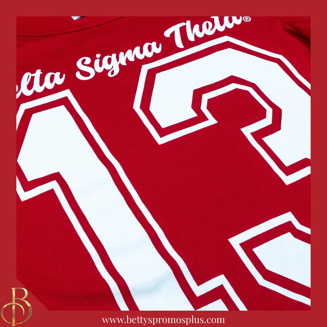 Delta Sigma Theta ΔΣΘ Cold Shoulder 13 Screen Printed T-Shirt-Delta Sigma Theta Paraphernalia-Delta Sigma Theta T-Shirts-Betty's Promos Plus