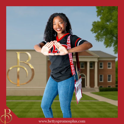 Delta Sigma Theta ΔΣΘ Cross Body Clear Stadium Bag-Delta Sigma Theta Paraphernalia-Delta Sigma Theta Stadium Bag-Betty's Promos Plus