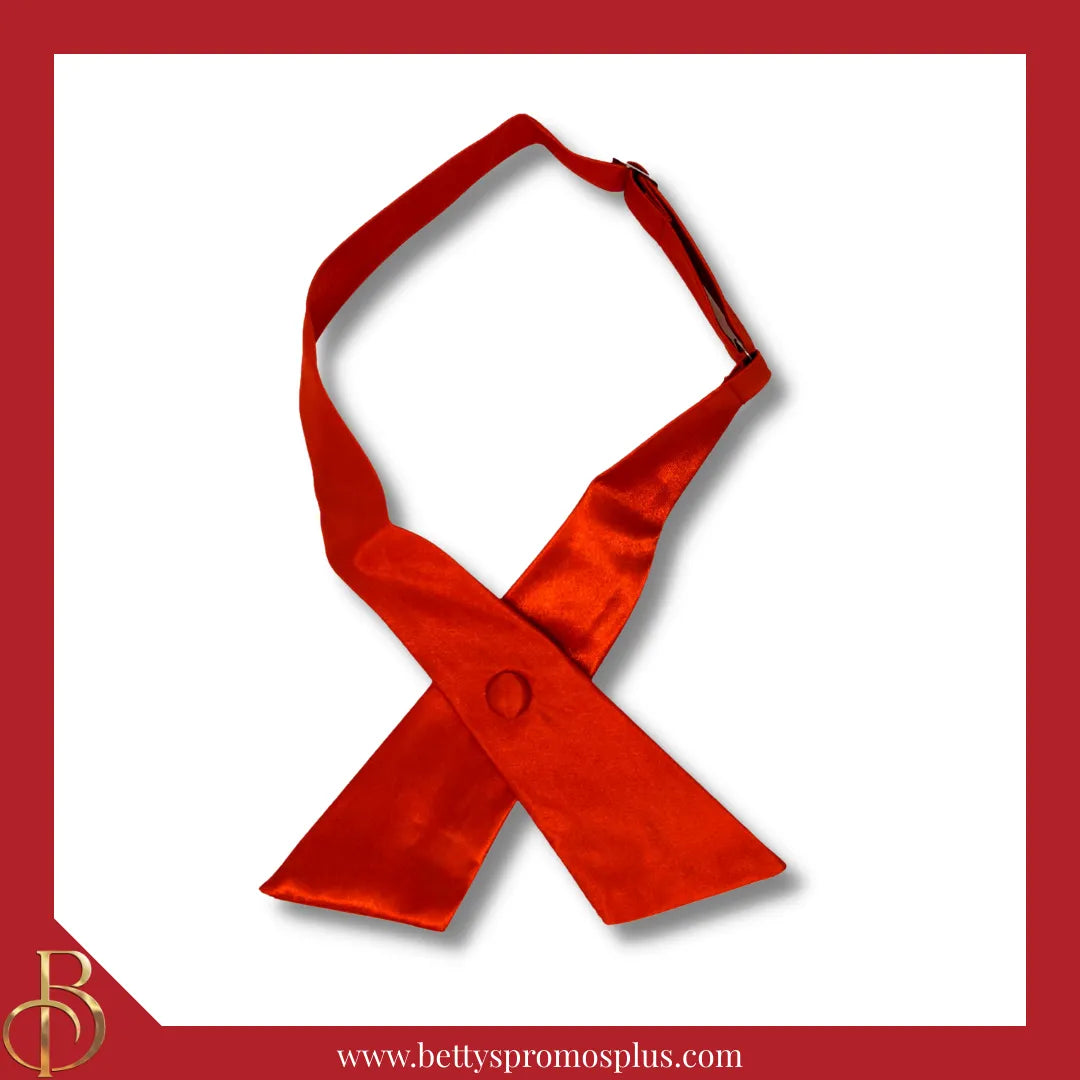 Delta Sigma Theta ΔΣΘ Crossover Bowtie with Snap Closure Shirt Bow Tie-Delta Sigma Theta Paraphernalia-Delta Sigma Theta Bow Tie-Betty's Promos Plus