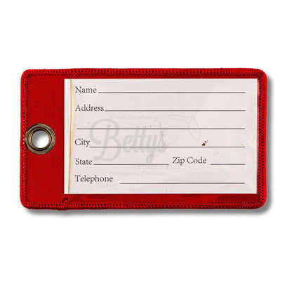 Delta Sigma Theta ΔΣΘ Diamond Life Embroidered Luggage Tag-Delta Sigma Theta Paraphernalia-Delta Sigma Theta Luggage Tag-Betty's Promos Plus