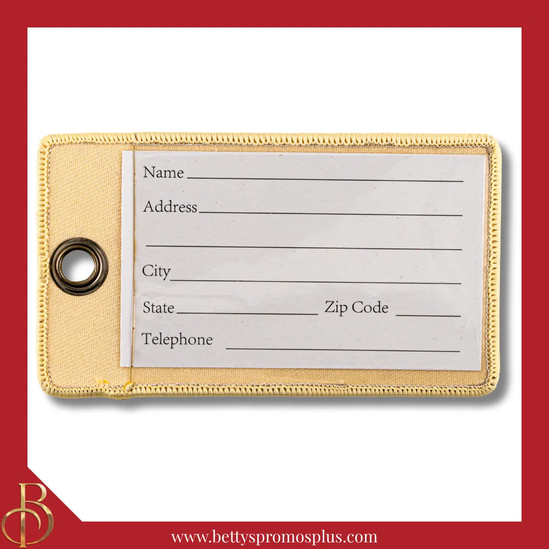 Delta Sigma Theta ΔΣΘ Educator Embroidered Luggage Tag-Delta Sigma Theta Paraphernalia-Delta Sigma Theta Luggage Tag-Betty's Promos Plus
