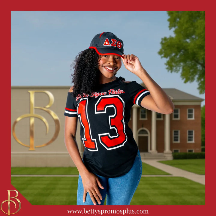 Delta Sigma Theta ΔΣΘ Embroidered Greek Letters Featherlight Moisture Wicking Hat