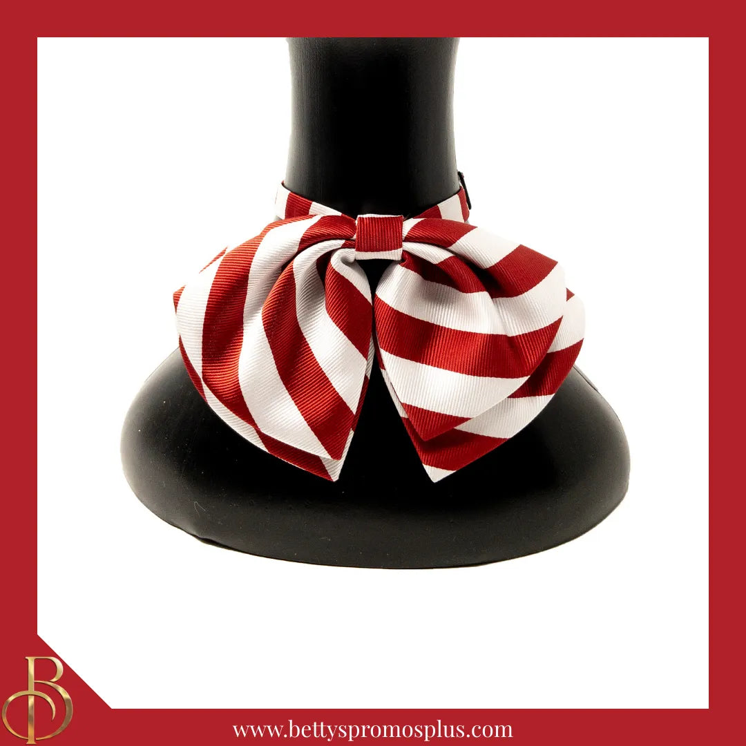 Delta Sigma Theta ΔΣΘ Greek Letters Floppy Bowtie Dress Shirt Bow Tie-Delta Sigma Theta Paraphernalia-Delta Sigma Theta Bow Tie-Betty's Promos Plus