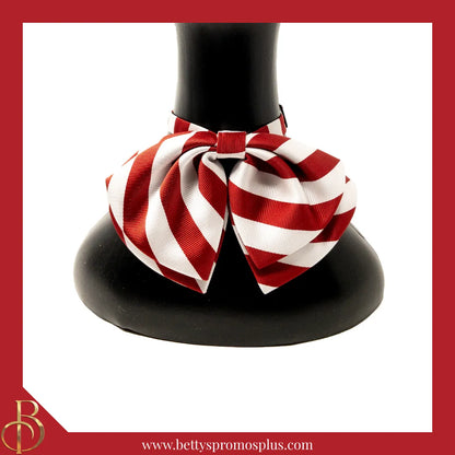 Delta Sigma Theta ΔΣΘ Greek Letters Floppy Bowtie Dress Shirt Bow Tie-Delta Sigma Theta Paraphernalia-Delta Sigma Theta Bow Tie-Betty's Promos Plus