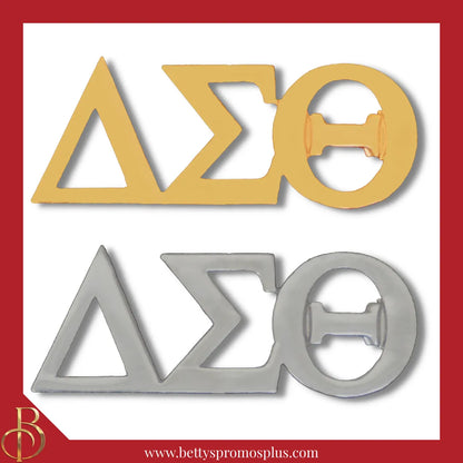 Delta Sigma Theta ΔΣΘ Greek Letters Lapel Pin-Delta Sigma Theta Paraphernalia-Delta Sigma Theta Lapel Pin-Betty's Promos Plus