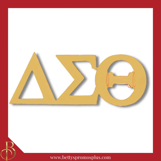 Delta Sigma Theta ΔΣΘ Greek Letters Lapel Pin-Gold-Delta Sigma Theta Paraphernalia-Delta Sigma Theta Lapel Pin-Betty's Promos Plus