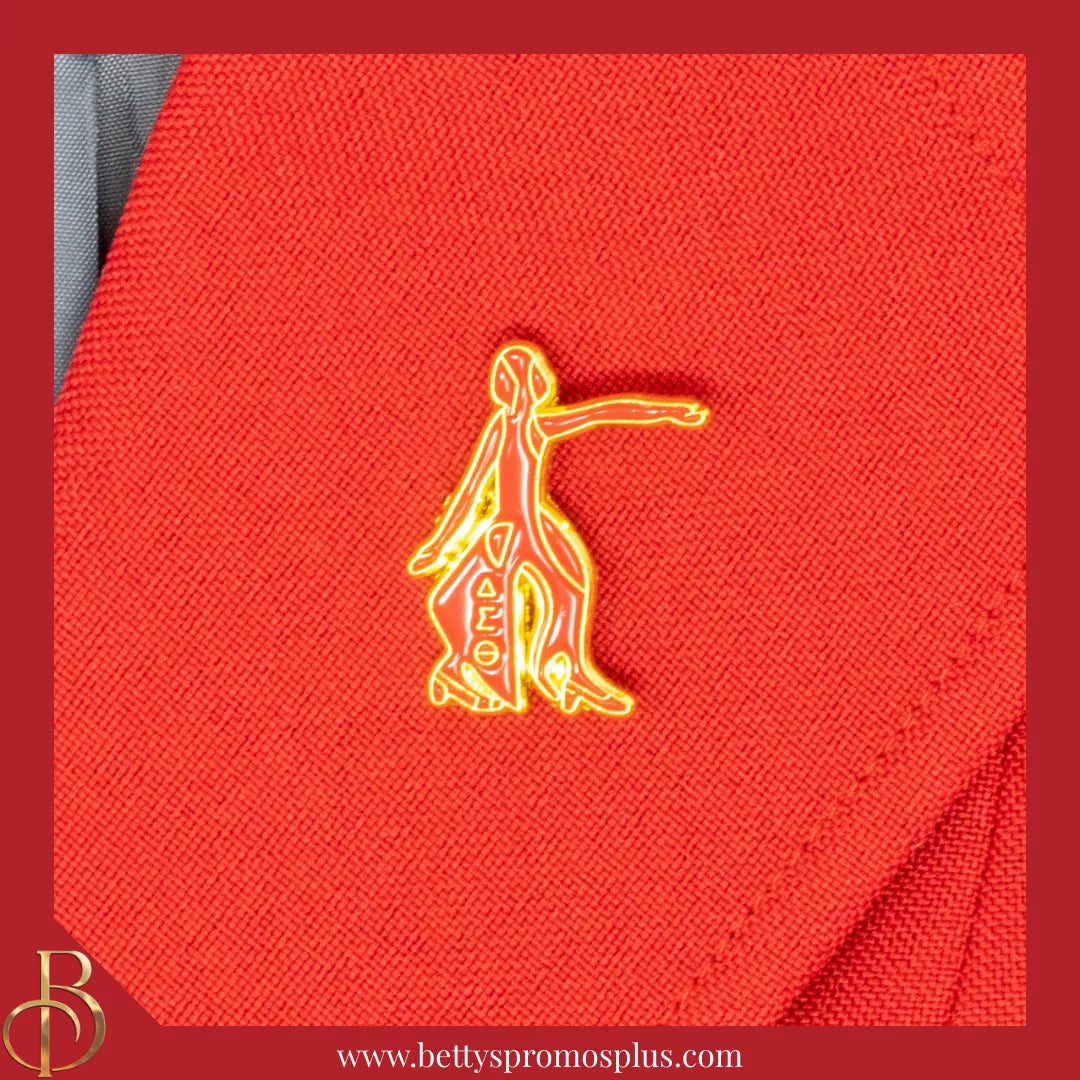 Delta Sigma Theta ΔΣΘ Lady Fortitude Sorority Lapel Pin-Delta Sigma Theta Paraphernalia-Delta Sigma Theta Lapel Pin-Betty's Promos Plus