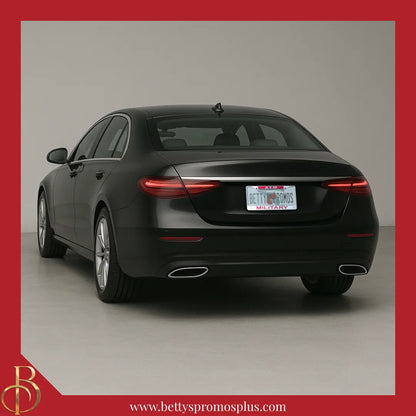 Delta Sigma Theta ΔΣΘ Military Chrome Laser Engraved Mirrored Acrylic Auto Tag License Plate Frame-Delta Sigma Theta Paraphernalia-Delta Sigma Theta Auto Tag Frame-Betty's Promos Plus