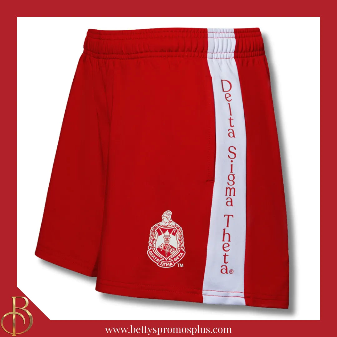 Delta Sigma Theta ΔΣΘ Performance Shorts-Delta Sigma Theta Paraphernalia-Delta Sigma Theta Shorts-Betty's Promos Plus