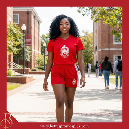 Delta Sigma Theta ΔΣΘ Performance Shorts-Delta Sigma Theta Paraphernalia-Delta Sigma Theta Shorts-Betty's Promos Plus