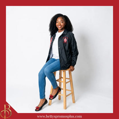 Delta Sigma Theta ΔΣΘ Printed Foldable Ballet Flats with Carrying Case-Delta Sigma Theta Paraphernalia-Delta Sigma Theta Ballet Flats-Betty's Promos Plus
