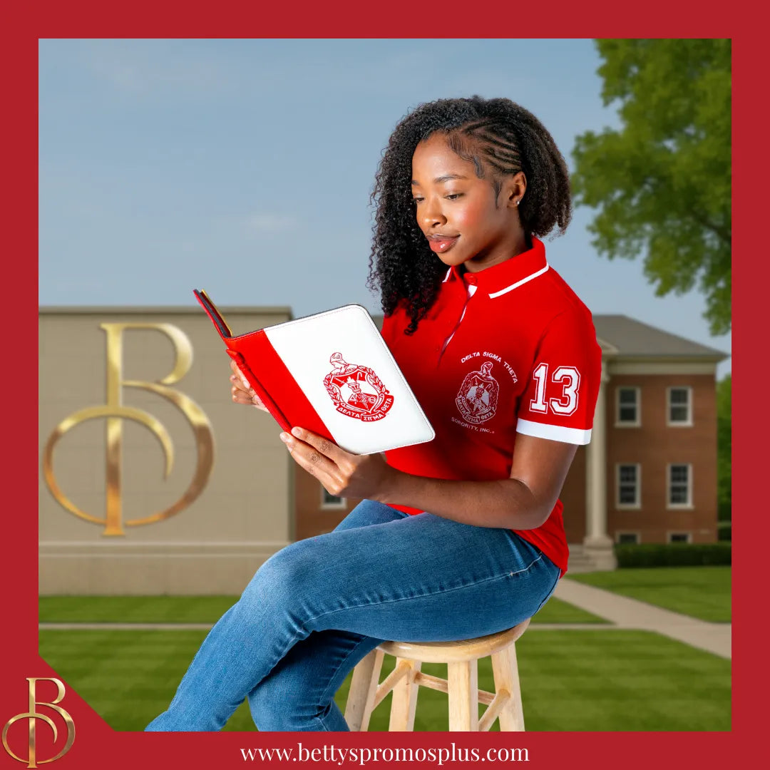 Delta Sigma Theta ΔΣΘ Red & White Ritual Cover-Delta Sigma Theta Paraphernalia-Delta Sigma Theta Ritual Cover-Betty's Promos Plus