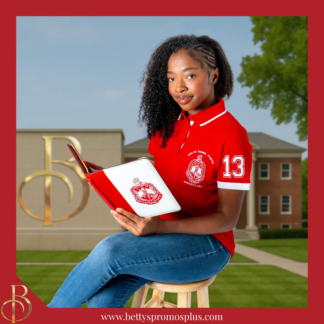 Delta Sigma Theta ΔΣΘ Red & White Ritual Cover-Delta Sigma Theta Paraphernalia-Delta Sigma Theta Ritual Cover-Betty's Promos Plus