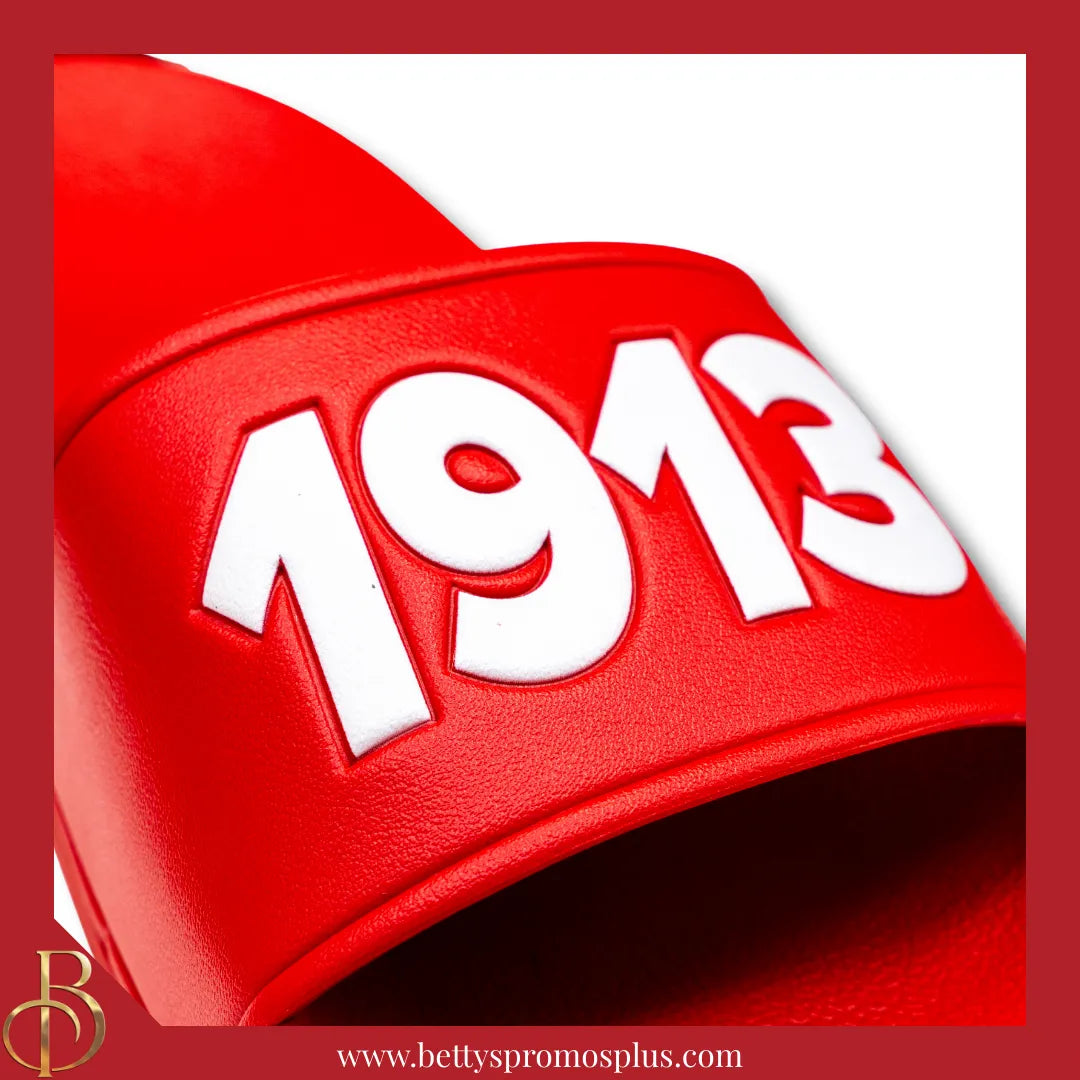 Delta Sigma Theta ΔΣΘ Sandals, Delta Slides Flip Flops-Delta Sigma Theta Paraphernalia-Delta Sigma Theta Sandals-Betty's Promos Plus