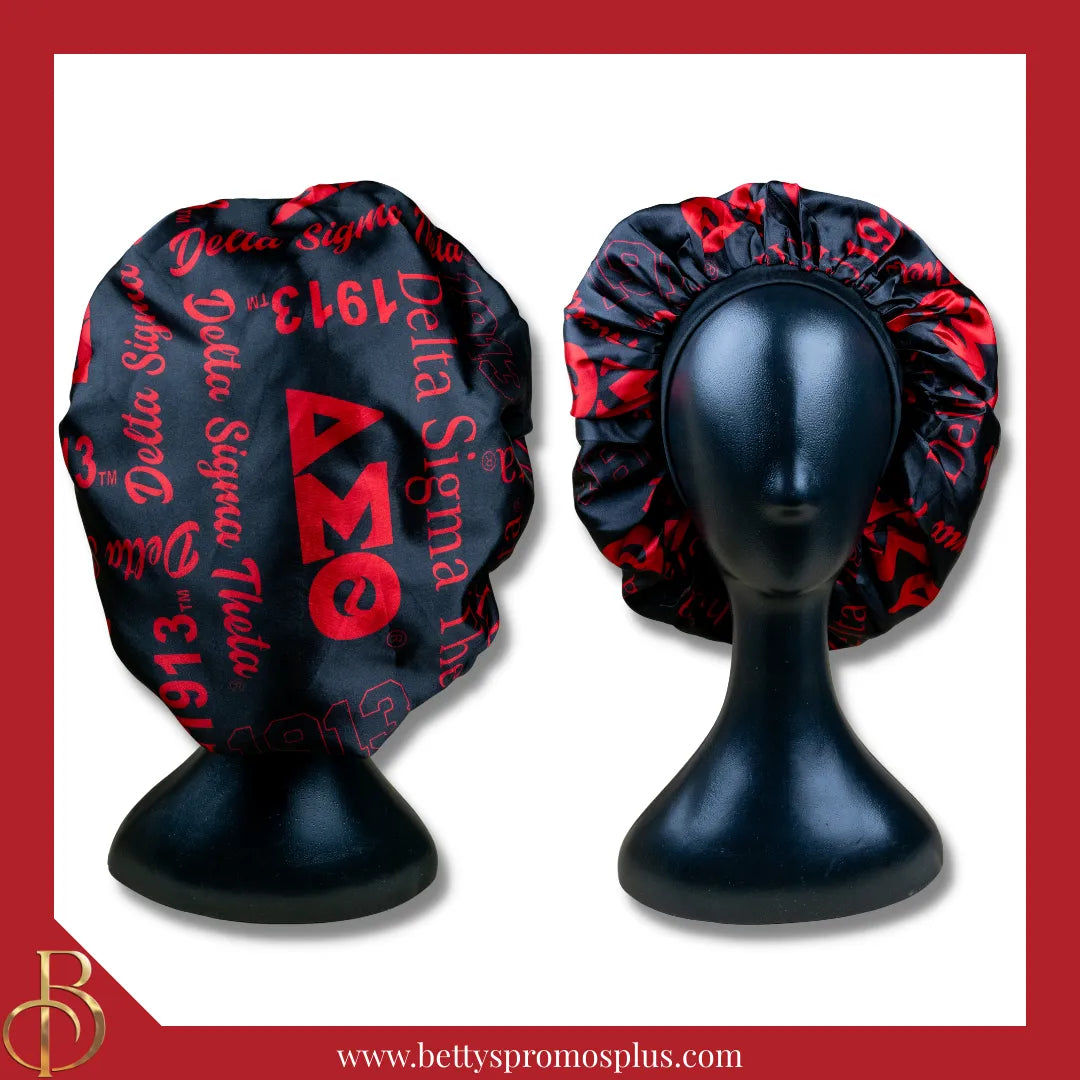 Delta Sigma Theta ΔΣΘ Signature Bonnet-Delta Sigma Theta Paraphernalia-Delta Sigma Theta Bonnet-Betty's Promos Plus