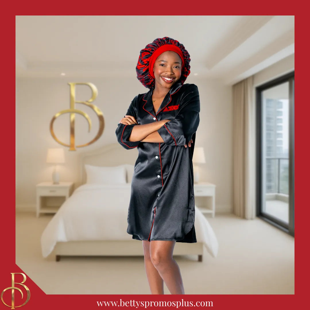 Delta Sigma Theta ΔΣΘ Signature Bonnet-Delta Sigma Theta Paraphernalia-Delta Sigma Theta Bonnet-Betty's Promos Plus