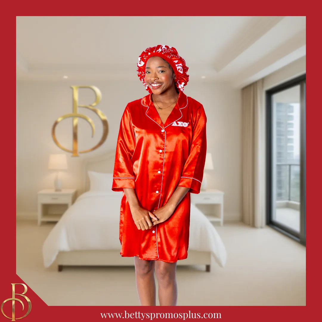 Delta Sigma Theta ΔΣΘ Signature Bonnet-Delta Sigma Theta Paraphernalia-Delta Sigma Theta Bonnet-Betty's Promos Plus