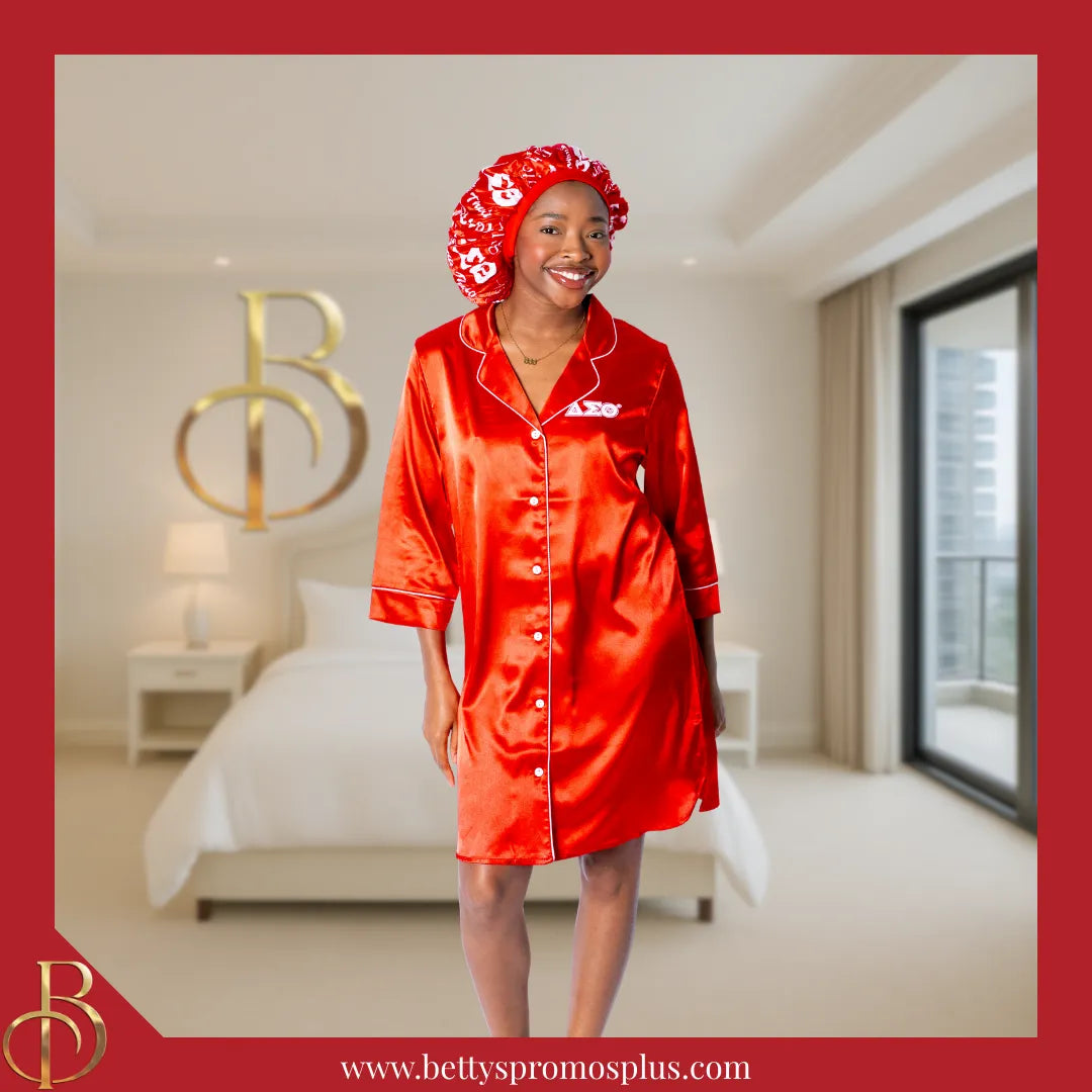Delta Sigma Theta ΔΣΘ Signature Bonnet-Delta Sigma Theta Paraphernalia-Delta Sigma Theta Bonnet-Betty's Promos Plus