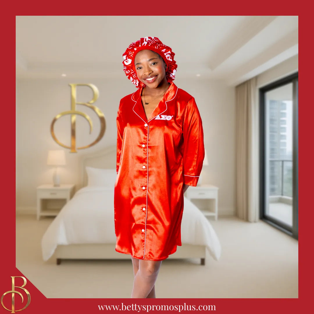 Delta Sigma Theta ΔΣΘ Signature Bonnet-Delta Sigma Theta Paraphernalia-Delta Sigma Theta Bonnet-Betty's Promos Plus