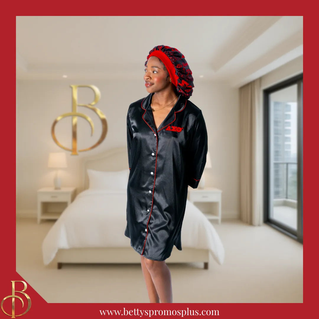 Delta Sigma Theta ΔΣΘ Signature Bonnet-Delta Sigma Theta Paraphernalia-Delta Sigma Theta Bonnet-Betty's Promos Plus