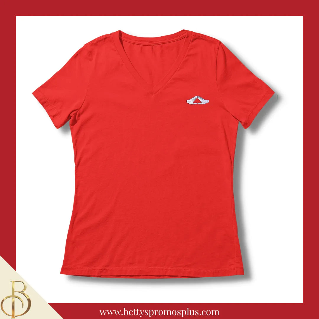 Delta Sigma Theta ΔΣΘ The Mid Hand Symbol Embroidered T-Shirt-Delta Sigma Theta Paraphernalia-Delta Sigma Theta T-Shirts-Betty's Promos Plus