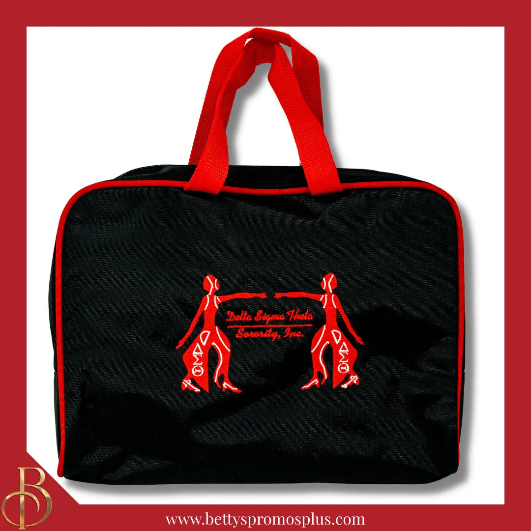 Delta Sigma Theta ΔΣΘ Toiletry Bag Set of Makeup Travel Kit Bathroom