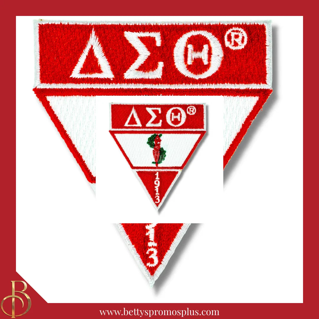 Delta Sigma Theta ΔΣΘ Torch of Wisdom 1913 Patch-Delta Sigma Theta Paraphernalia-Delta Sigma Theta Patch-Betty's Promos Plus