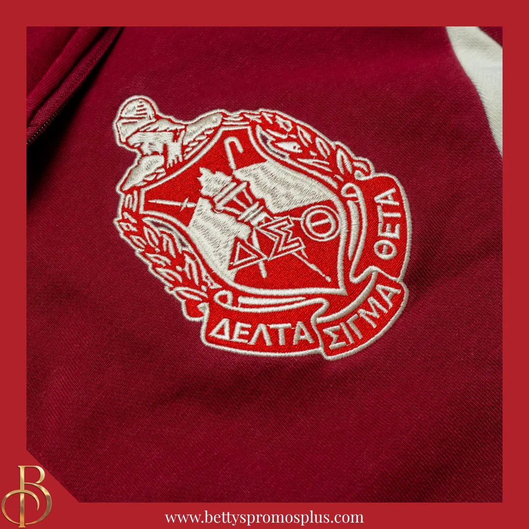Delta Sigma Theta ΔΣΘ Track Suit Set-Delta Sigma Theta Paraphernalia-Delta Sigma Theta Track Suit-Betty's Promos Plus